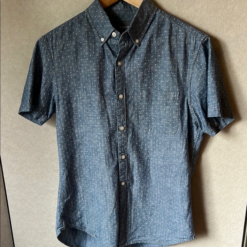 Bonobos Blue Casual Button Down Shirt